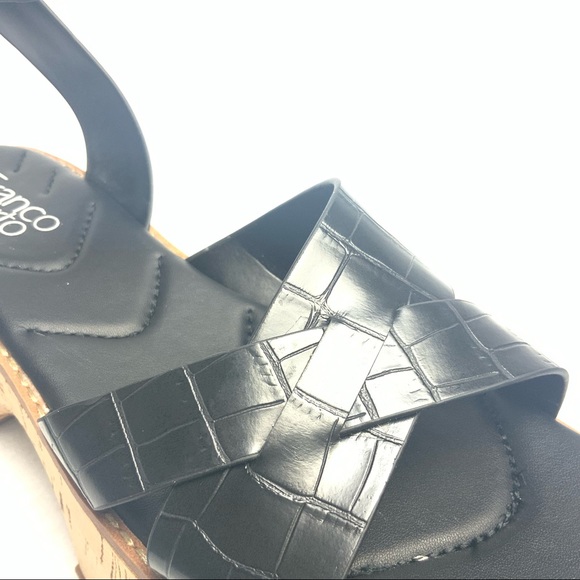 FRANCO SARTO Sabello Croc Embossed Platform sandal - Picture 7 of 10